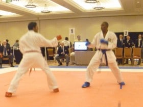 Rumba de Dekker Baptista kabakuêlis na arena internacional dos EUA
